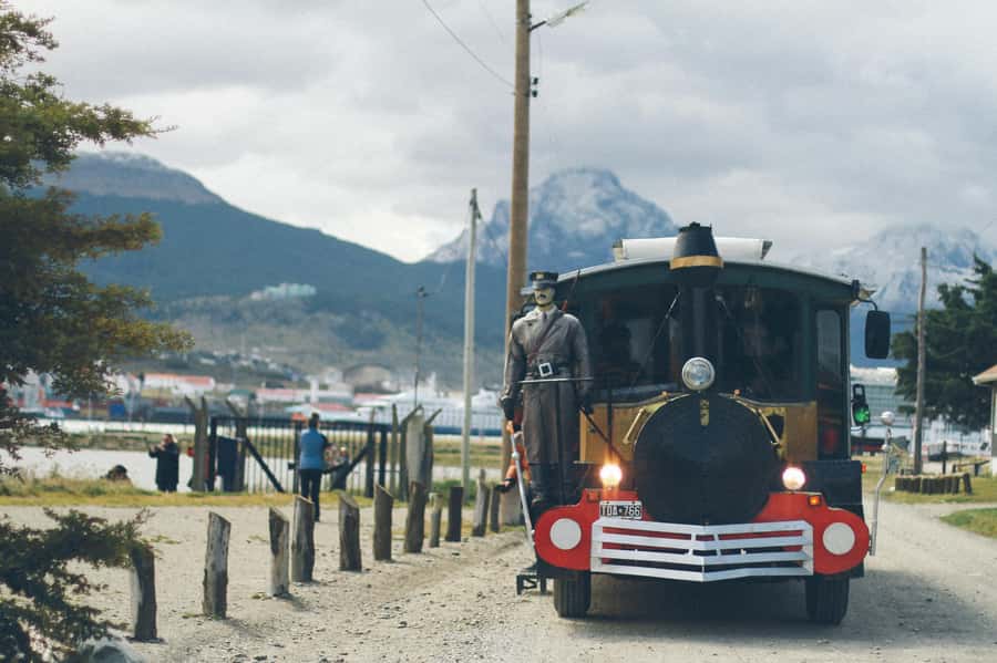 Ushuaia: Panoramic City Train Tour - Meeting the themed train near the Albatros Hotel