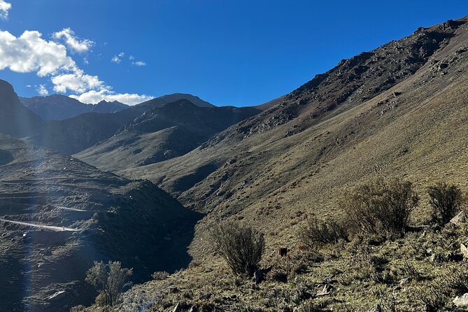 Vallecitos Trekking - Full day in the Andes from Mendoza - Potrerillos brings the first big view