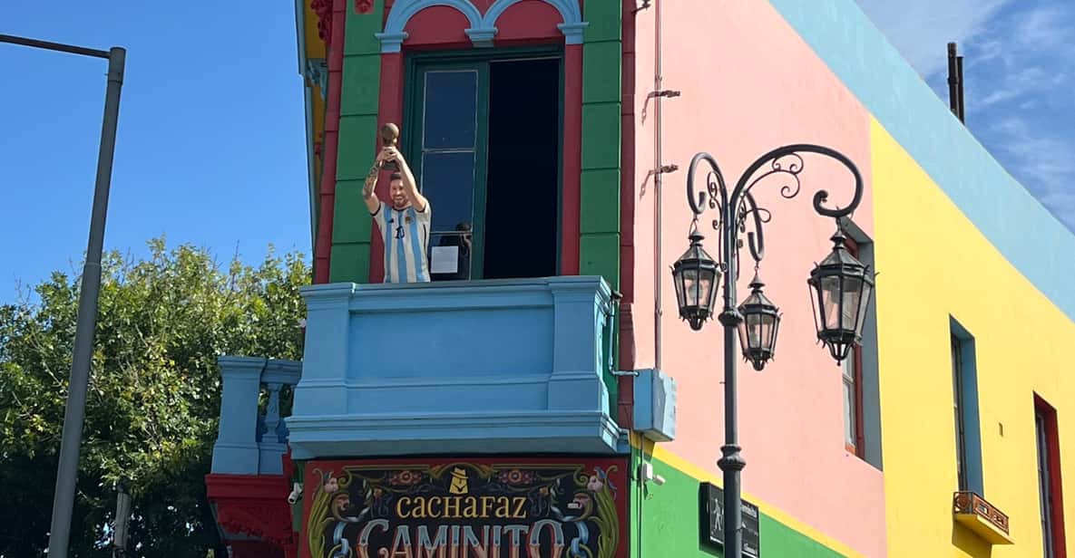 Walking Tour of San Telmo and La Boca with local food - Finishing with Maradona and a souvenir cup