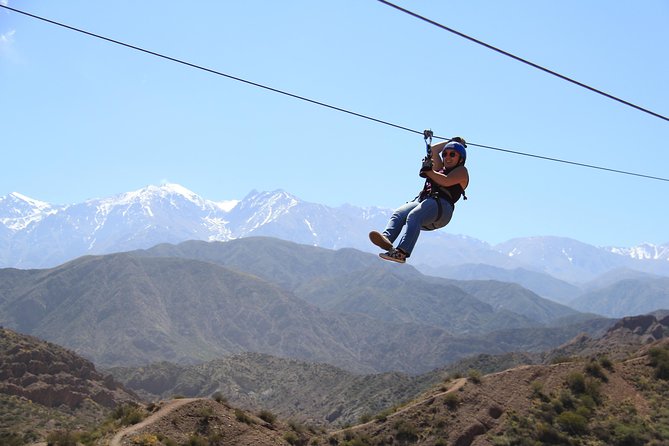 Zipline Adventure: Exploring Potrerillos Valley - The Adrenaline Tour over the Mendoza River